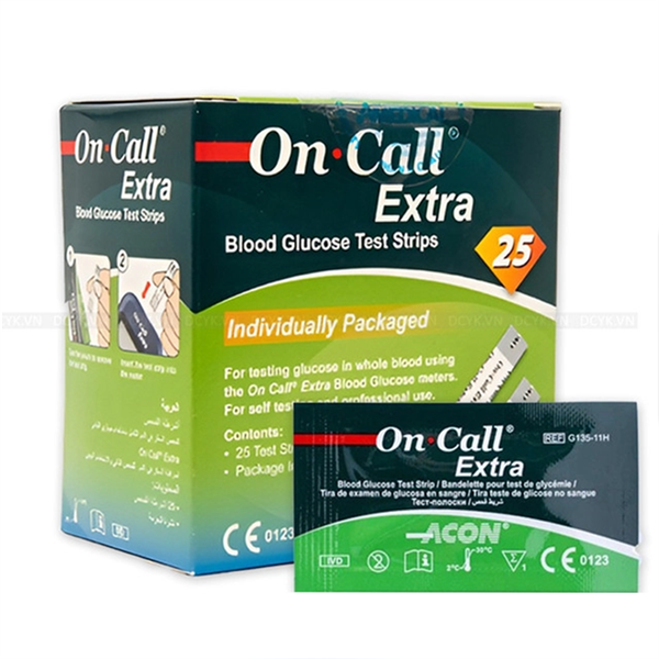 Que thử đường huyết On call Extra