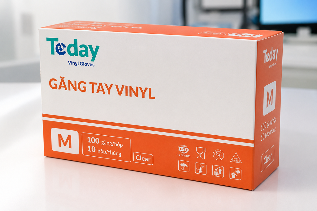Găng tay Vinyl không bột Today