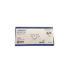 Chỉ phẫu thuật không tiêu CareSilk CPT S2012 số 3/0, dài 75cm, không kim