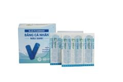 Băng cá nhân y tế màu xanh PE 72 × 19 mm Blue PE