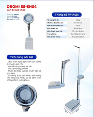 Cân đo sức khỏe Oromi SS-SH04