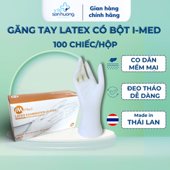 Găng tay có bột latex I-Med 5.0gr