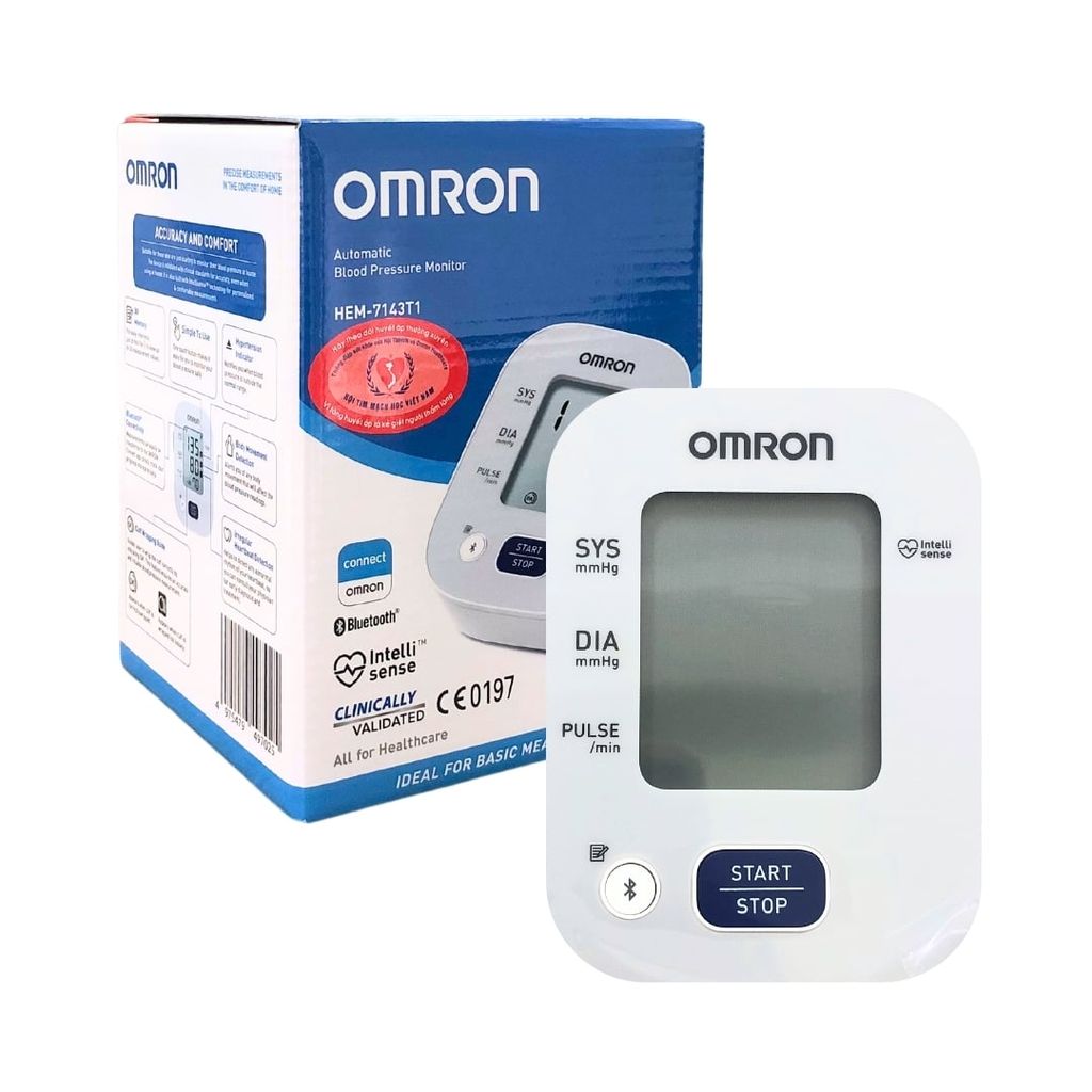 Máy đo huyết áp bắp tay Omron HEM - 7143T1