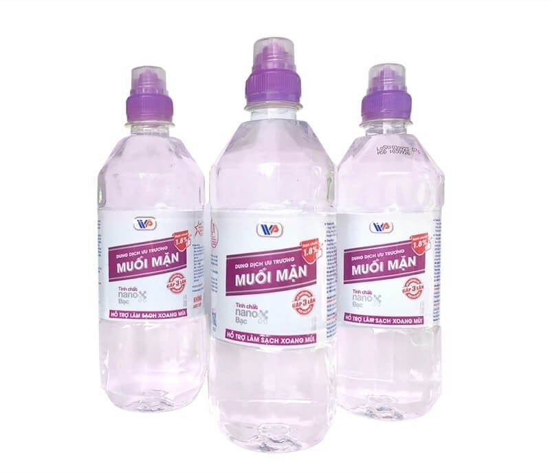 Dung dịch ưu trương muối mặn 1.8% Vĩnh Phúc