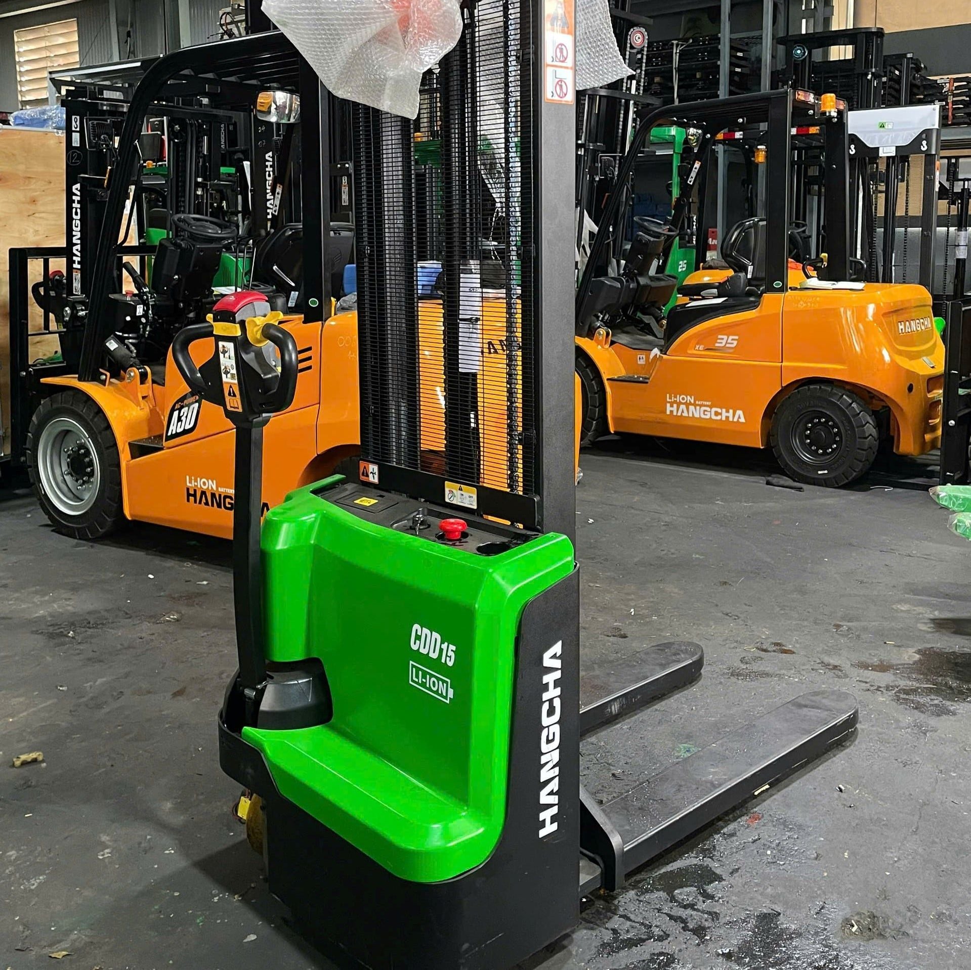  Xe Nâng Tay Điện Cao Hangcha CDD15-WS-I – 1.5 Tấn, Pin Lithium, Hàng Có Sẵn Toàn Quốc 