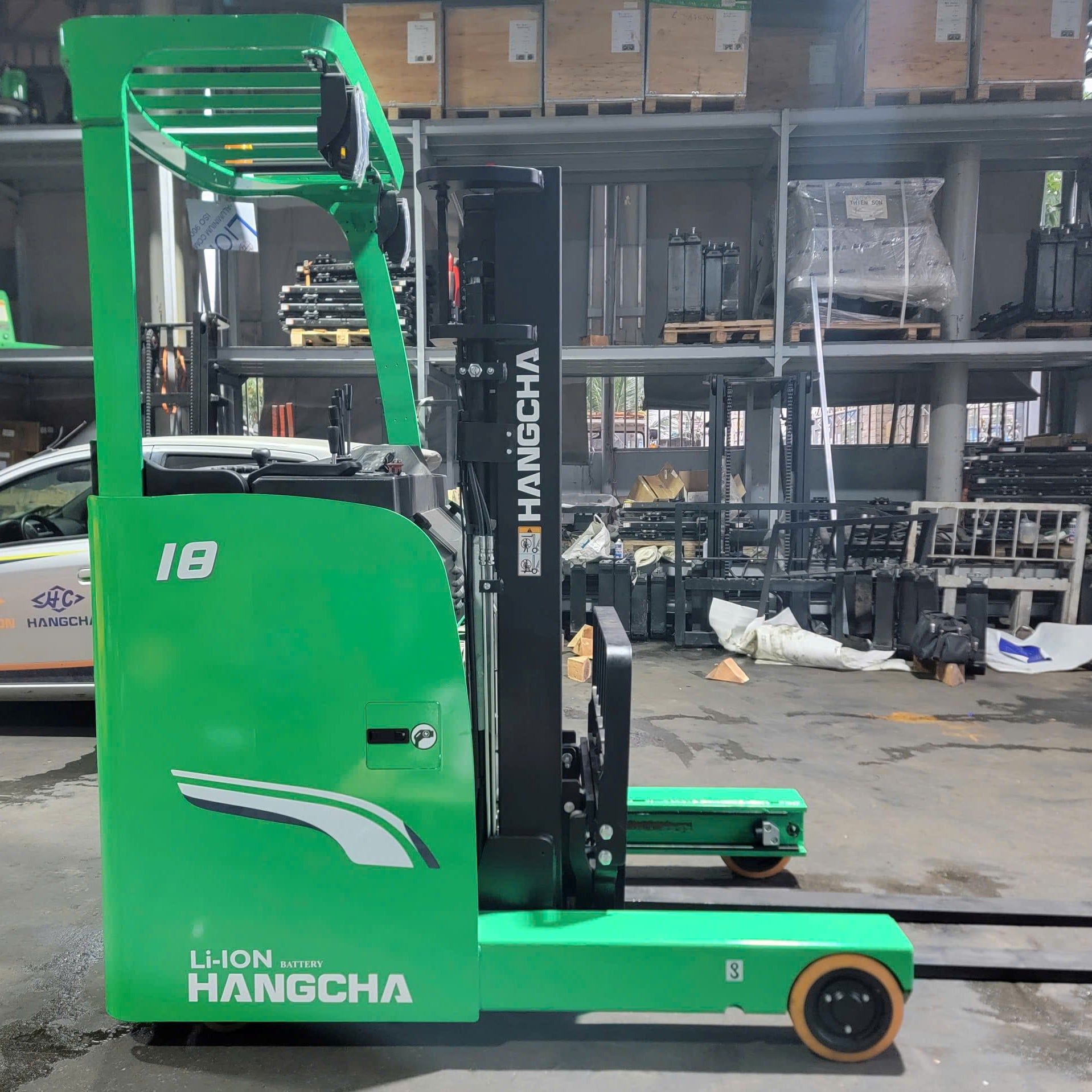  Xe Nâng Điện Lithium Reach Truck Đứng Lái 1.8 Tấn – CQD15-AC5S-I | Chính Hãng, Giá Tốt 