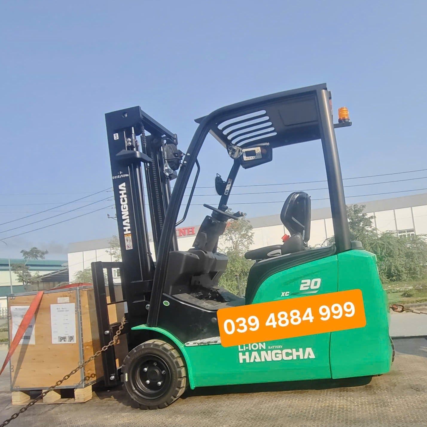  Xe Nâng Điện 2 Tấn 3 Bánh Hangcha - Giá Tốt, Bảo Hành 6 Năm 