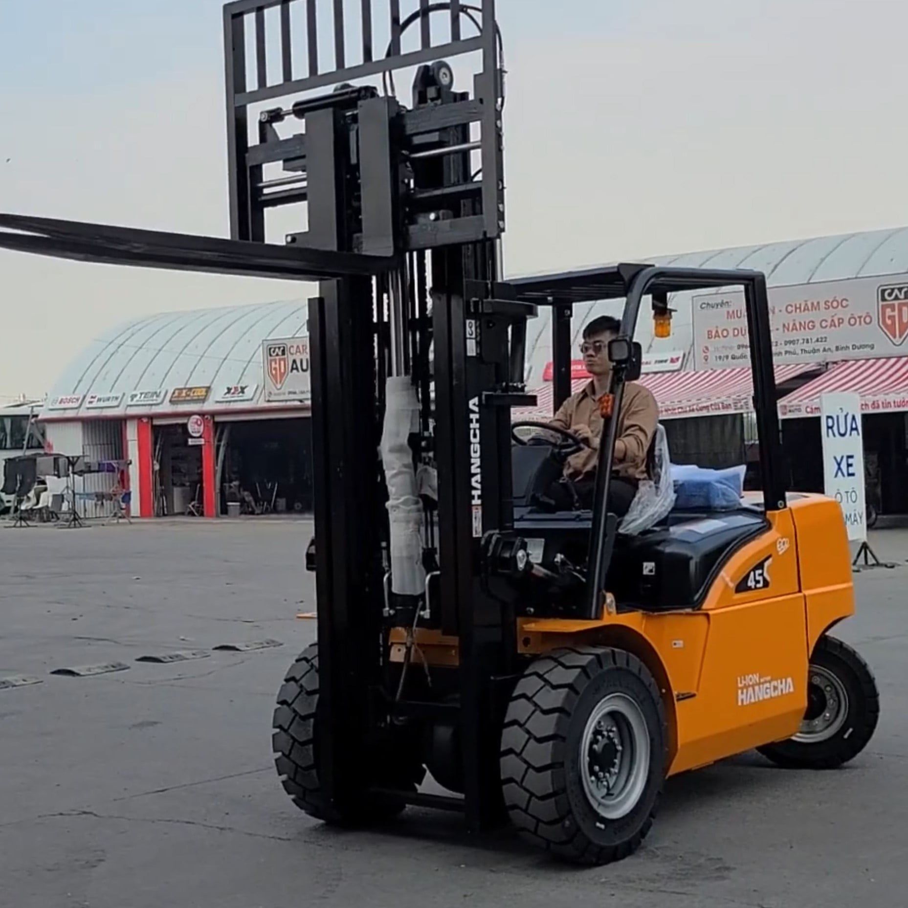  Xe Nâng Điện Lithium 4.5 Tấn Hangcha CPD45-XEY2-SI Mới 100% || Giá Tốt || Bảo Hành 6 Năm 