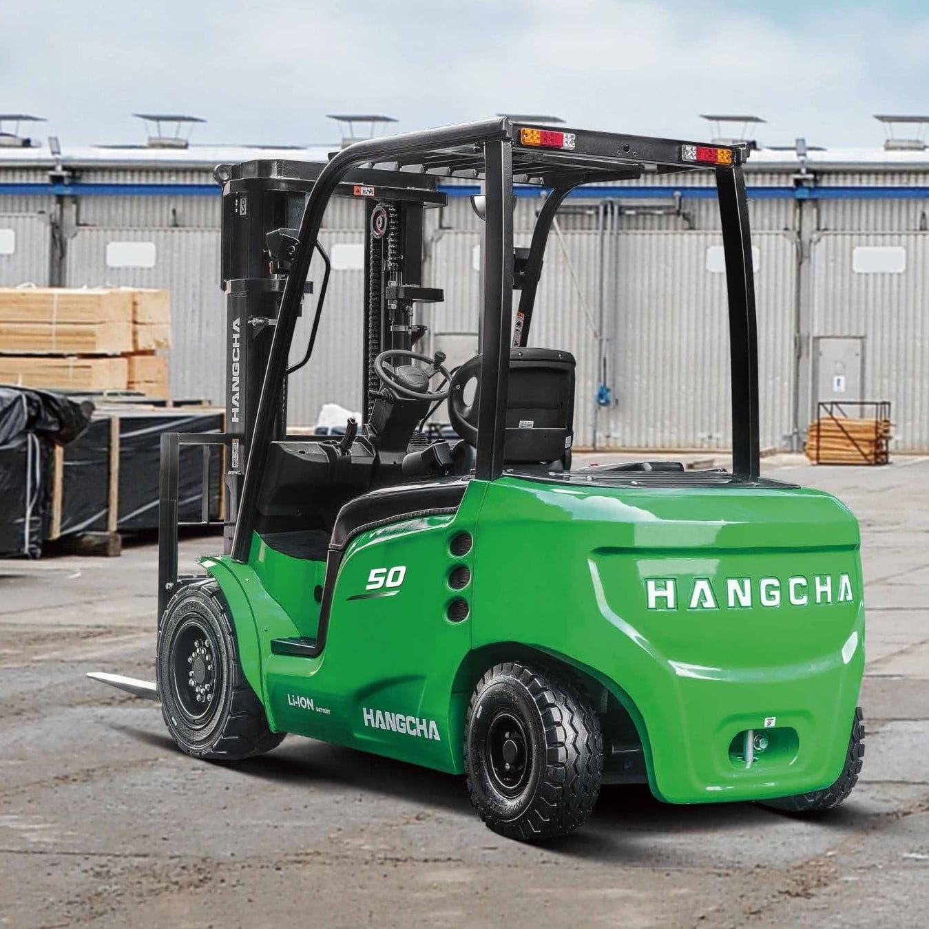  Xe Nâng Điện Lithium 5 Tấn Dòng X Hangcha Cao Cấp, Bảo Hành 6 Năm 