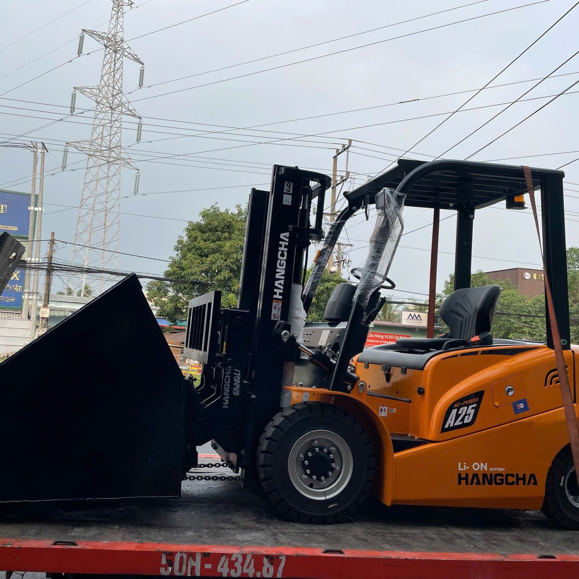  Bộ Công Tác Gật Gù – Gầu Xúc Xe Nâng Hangcha Chính Hãng – Hiệu Suất Cao, Bền Bỉ 