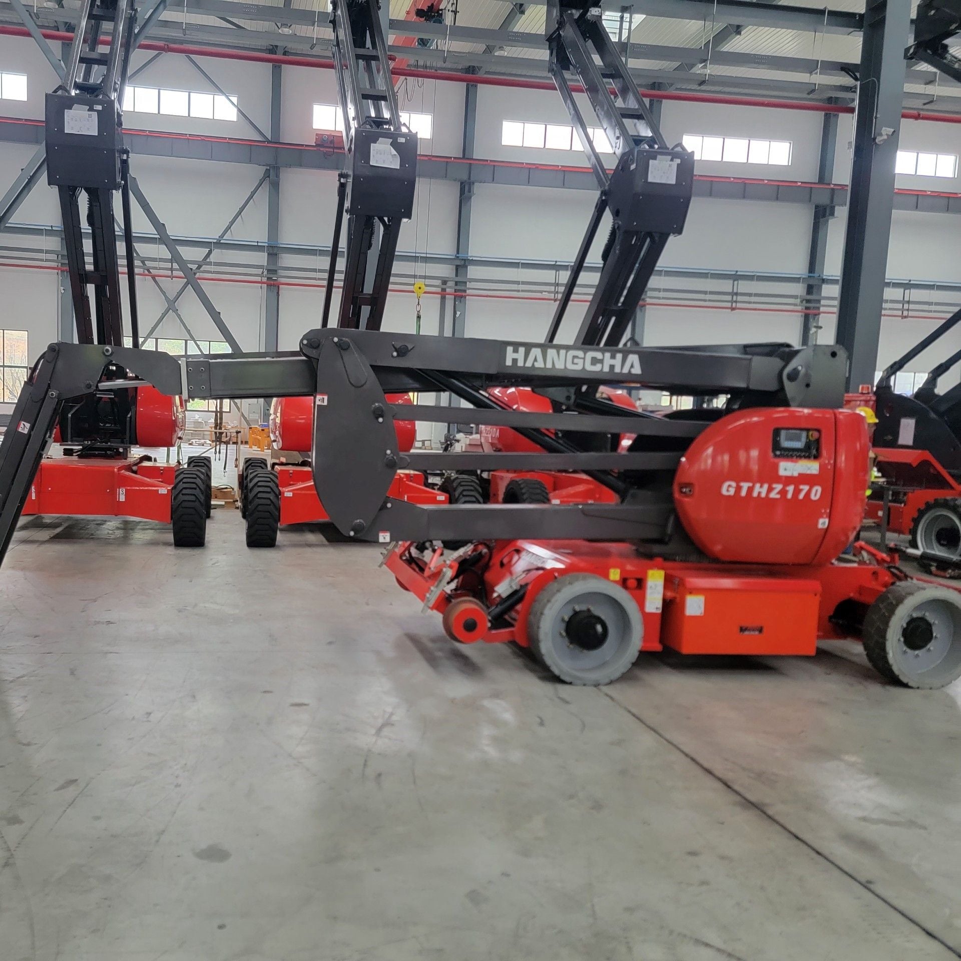  Xe Nâng Người Boom Lift 14–58m Hangcha - Mạnh Mẽ - Bền Bỉ - An Toàn 