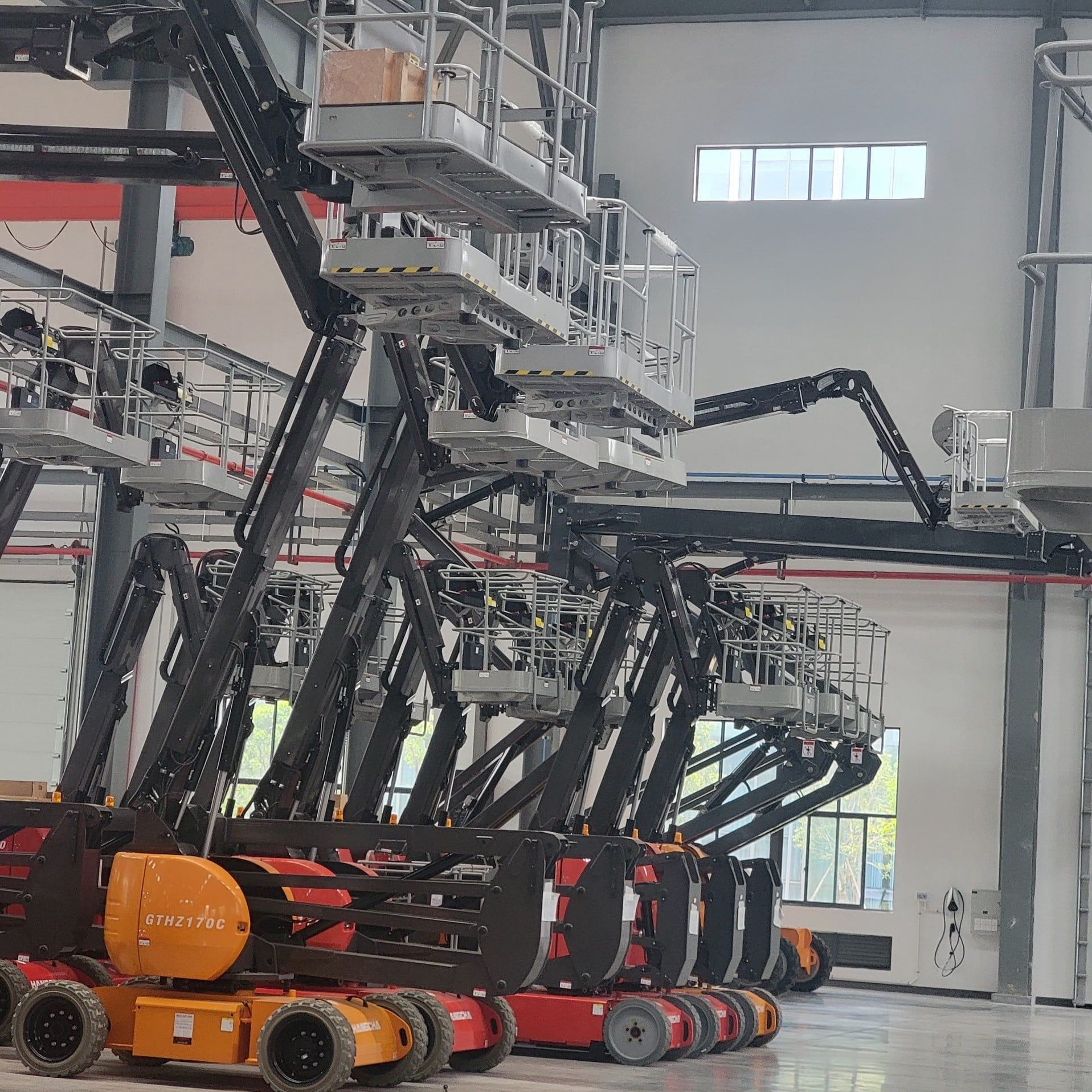 Xe Nâng Người Boom Lift 14–58m Hangcha - Mạnh Mẽ - Bền Bỉ - An Toàn 