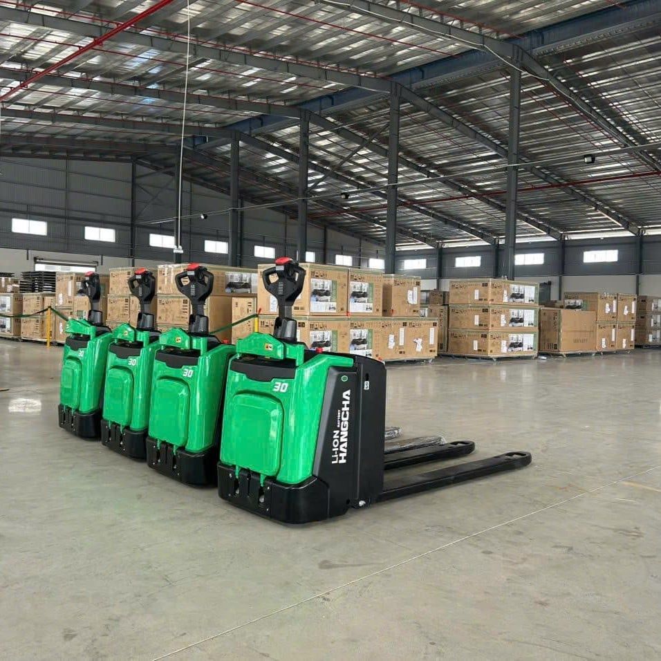  Xe Nâng Tay Điện 2 - 3 Tấn Bệ Đứng Lái Giá Tốt || Pin Lithium Sạc 1-2h || Bảo Hành 6 Năm 