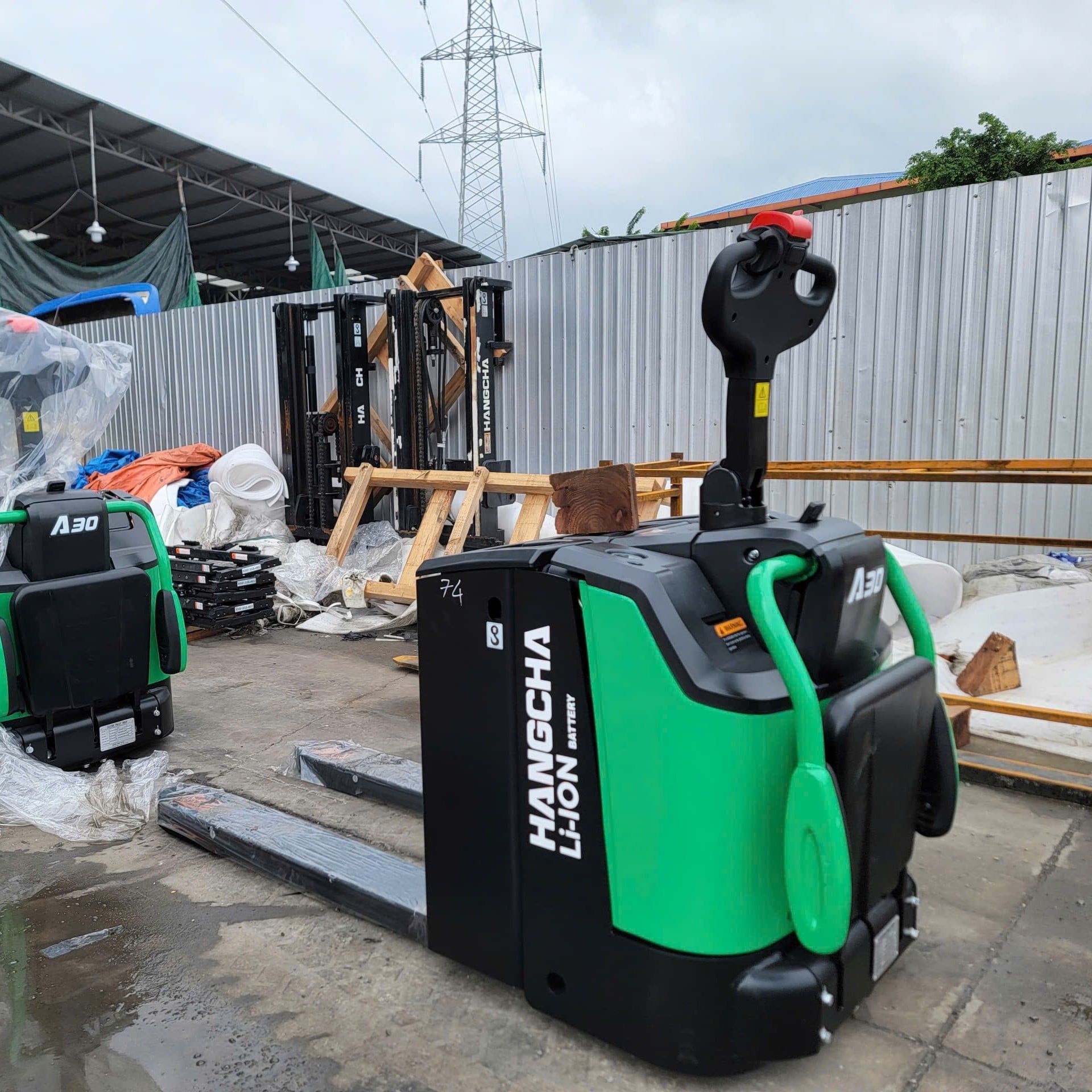  Xe Nâng Tay Điện 2 - 3 Tấn Bệ Đứng Lái || Pin Lithium Sạc 1-2h || Bảo Hành 5 Năm 