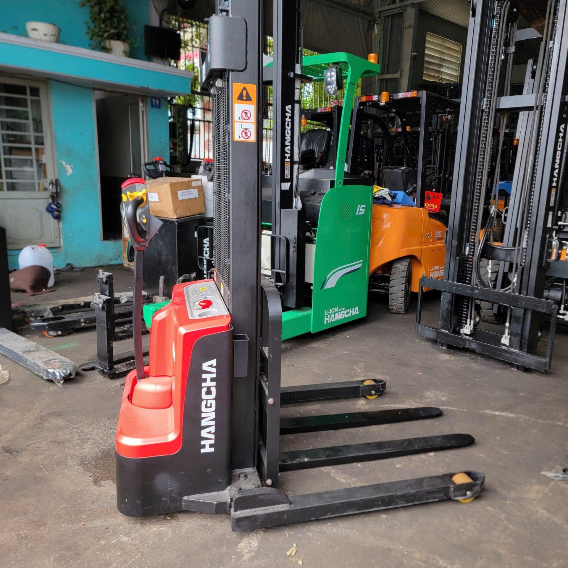  Xe Nâng Tay Điện Cao Hangcha CTD15-WS – 1.5 Tấn Giá Tốt, Phù Hợp Nhiều Loại Pallet 