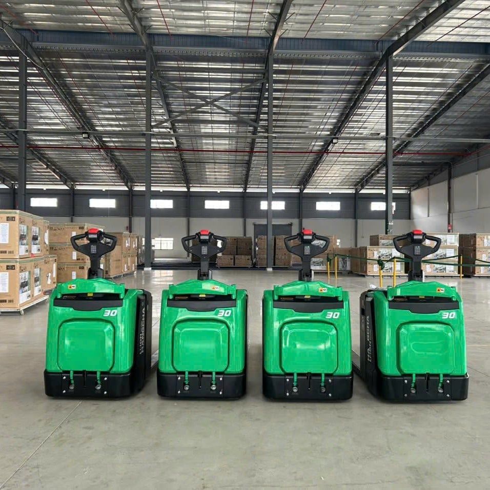  Xe Nâng Tay Điện 2 - 3 Tấn Bệ Đứng Lái Giá Tốt || Pin Lithium Sạc 1-2h || Bảo Hành 6 Năm 