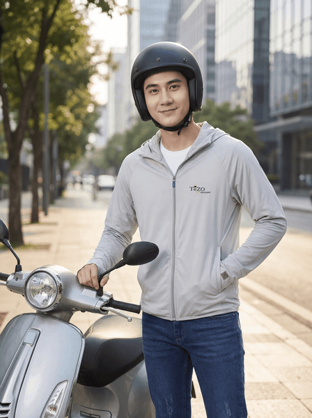Áo chống nắng nam 1 mặt cơ bản Tezo - 23ACNB005