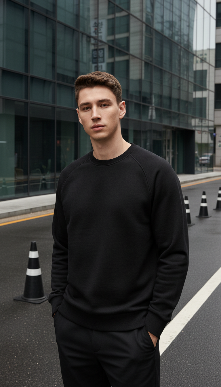 Áo bộ nỉ nam thể thao cổ tròn Tezo - 25ANOT018