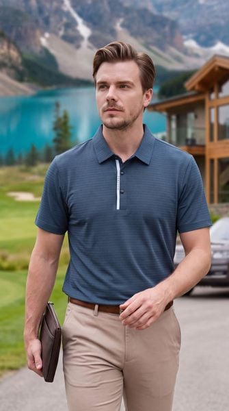Áo polo nam công nghệ Seamless cao cấp Tezo - 26APCT118