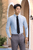 Áo sơ mi nam dài tay kẻ caro, Slimfit Tezo - 25SMDC036
