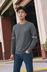 Áo bộ nỉ nam thể thao cổ tròn Tezo - 25ANOT020