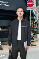 Áo gió nam 2 mặt cổ 5 phân họa tiết Tezo - 25AG5H036