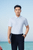 Áo sơ mi cộc tay nam Knit chống nhăn họa tiết, slimfit Tezo - 25SMCH022