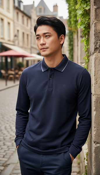 Áo polo nam dài tay Tezo - 25APDT028