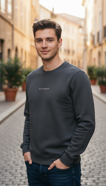 Áo bộ nỉ nam thể thao cổ tròn Tezo - 25ANOT019