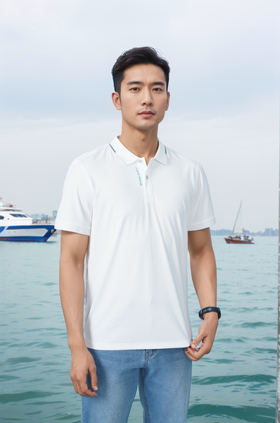 Áo polo nam thể thao in cạnh nẹp Tezo - 26APCT089