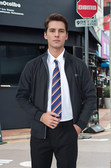 Áo gió nam 2 mặt cổ 5 phân họa tiết Tezo - 25AG5H034