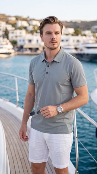 Áo polo nam công nghệ Seamless cao cấp Tezo - 26APCT124