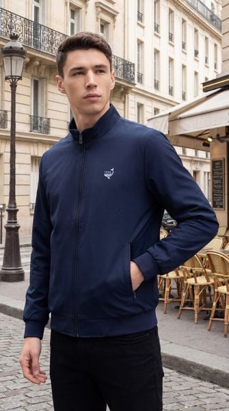 Áo gió bộ nam cổ 5 phân Tezo - 25AG5T042