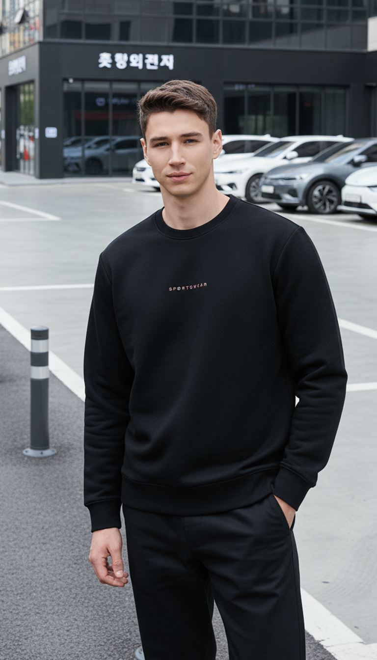 Áo bộ nỉ nam thể thao cổ tròn Tezo - 25ANOT019