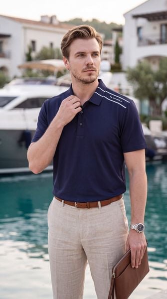 Áo polo nam công nghệ Seamless cao cấp Tezo - 26APCT113