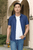 Áo sơ mi nam cộc tay For Boss kẻ sọc, Slimfit Tezo - 25SMCH038