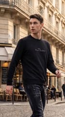 Áo nỉ nam Sweater Tezo - 25ANOT003