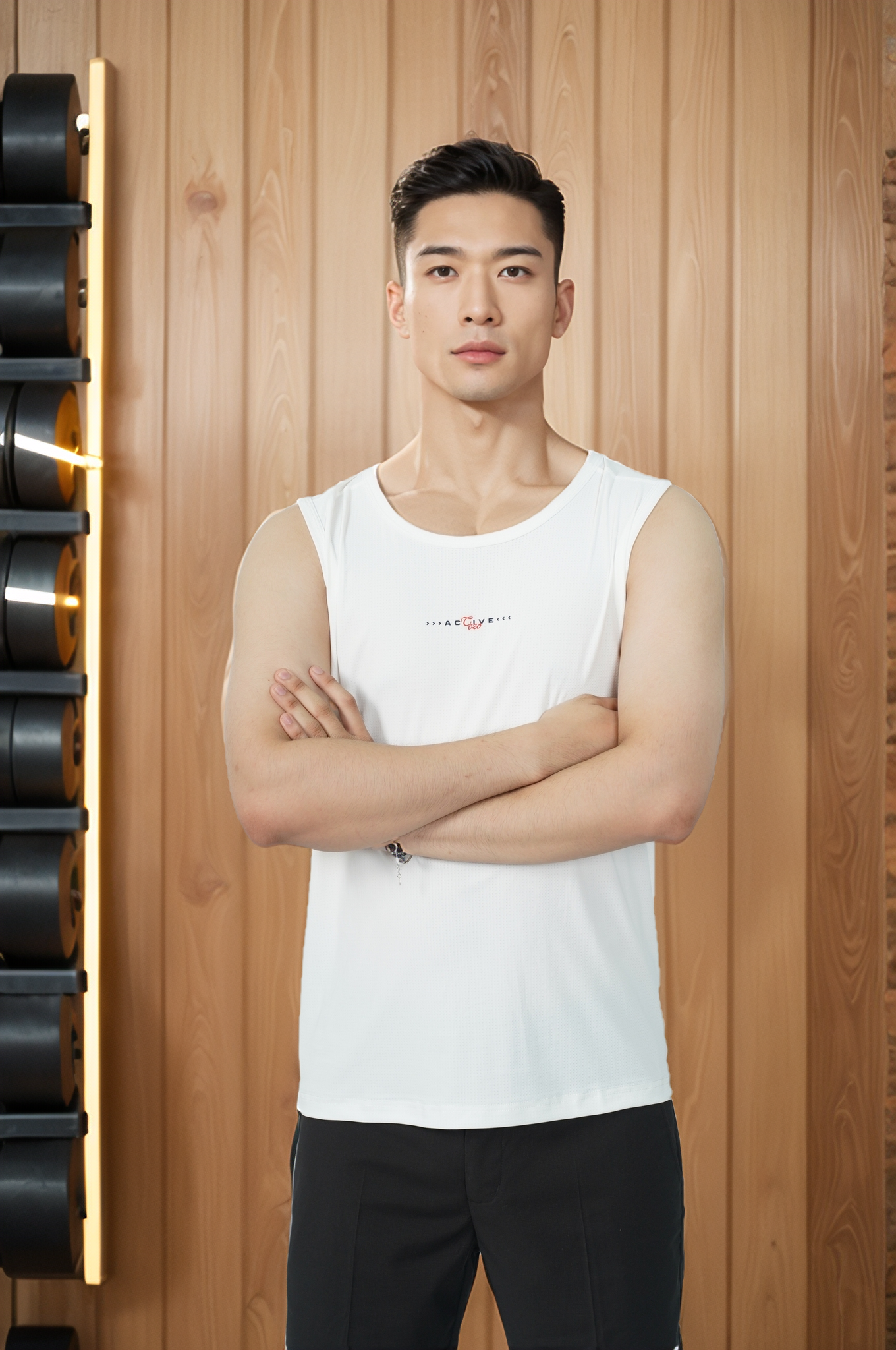 Áo ba lỗ nam thể thao MaxFlex Tezo - 25ABLT011