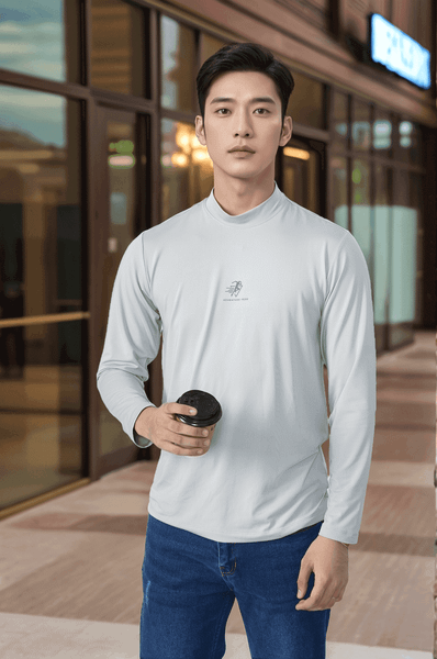 Áo thun nam giữ nhiệt cổ 3 phân Tezo - 25AT3T022