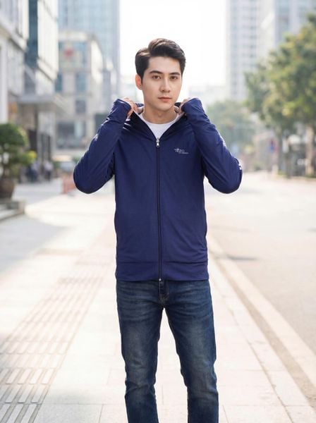 Áo chống nắng nam 2 mặt cao cấp Tezo -23ACNT006