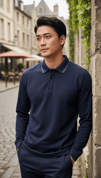 Áo polo nam dài tay Tezo - 25APDT028