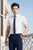 Áo sơ mi nam cộc tay coffee Tezo form slimfit -25SMCB024