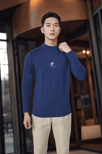 Áo thun nam giữ nhiệt cổ 3 phân Tezo - 25AT3T022