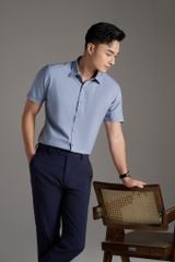 Áo sơ mi cộc tay cơ bản Chống nhăn kháng khuẩn - 9SMCB548GHS