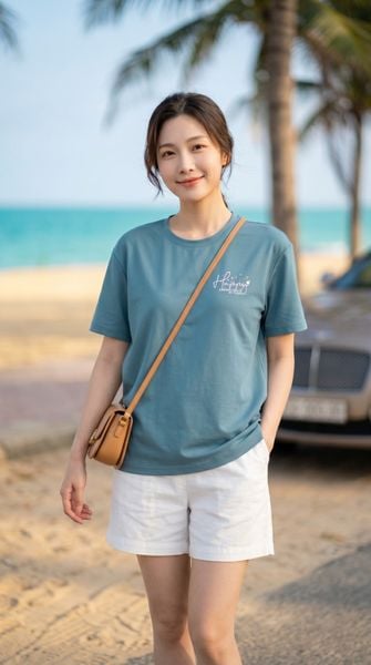 Áo phông nữ Loose Fit Tezo - 26APOB64