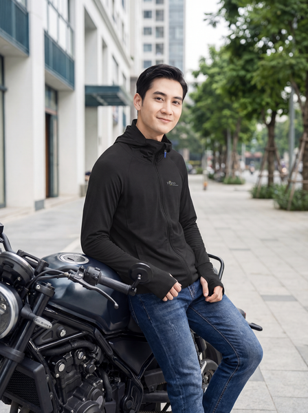 Áo chống nắng nam 1 mặt cơ bản Tezo - 23ACNB005