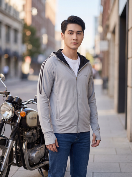 Áo chống nắng nam 2 mặt cao cấp Tezo -23ACNT006