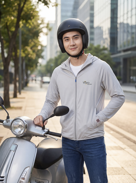 Áo chống nắng nam 1 mặt cơ bản Tezo - 23ACNB005