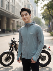 Áo chống nắng nam 1 mặt cơ bản Tezo - 23ACNB005