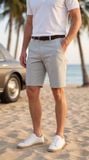 Quần short kaki nam Tezo - 26QNKB007
